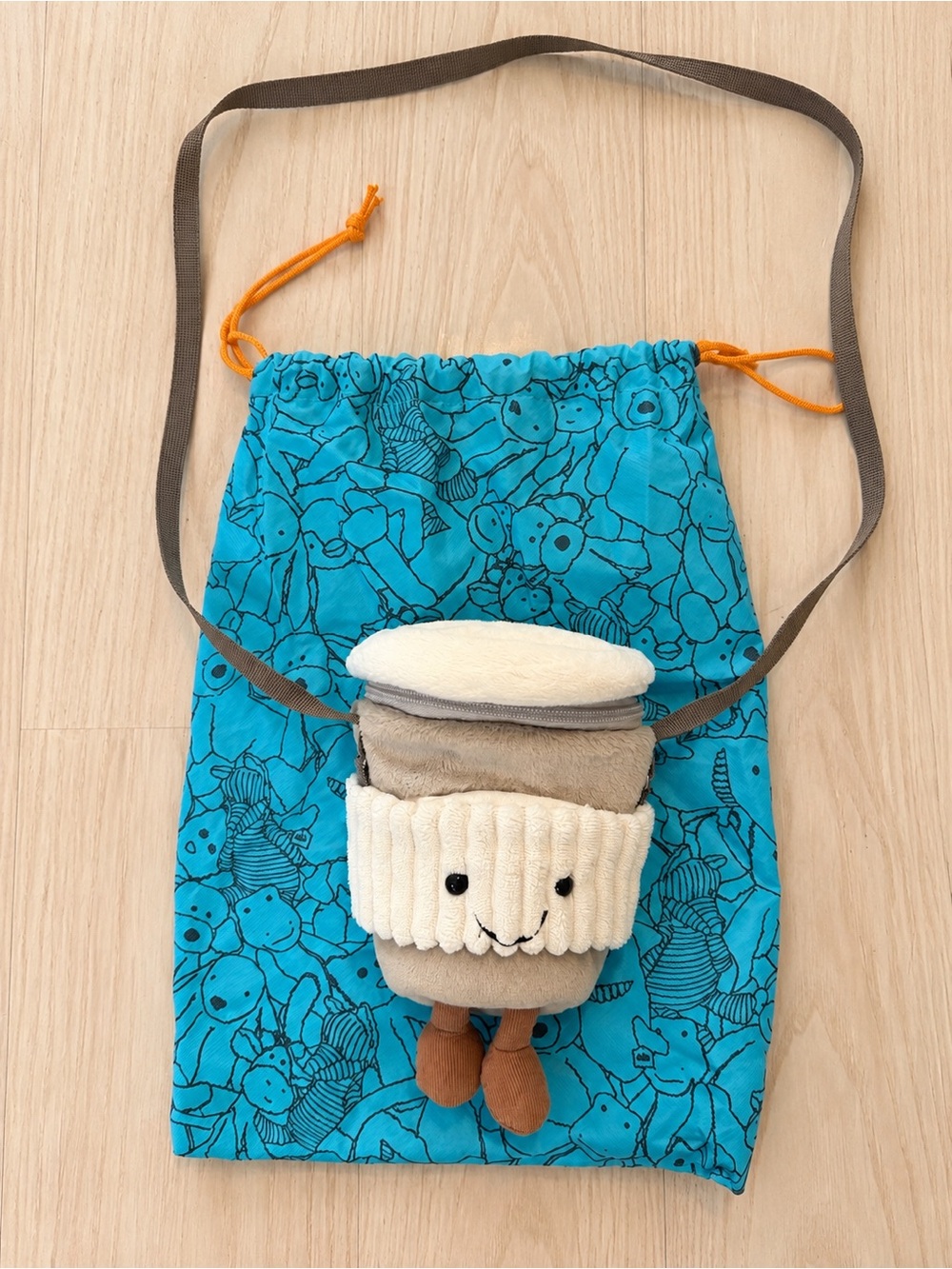 Jellycat Amuseables Coffee-to-Go Bag